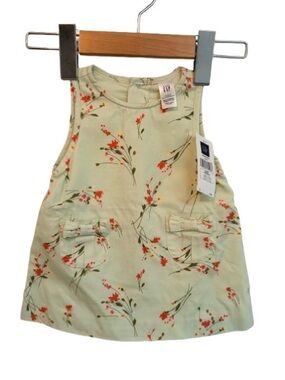 GAP Infant's Pale Green Floral 3-piece set